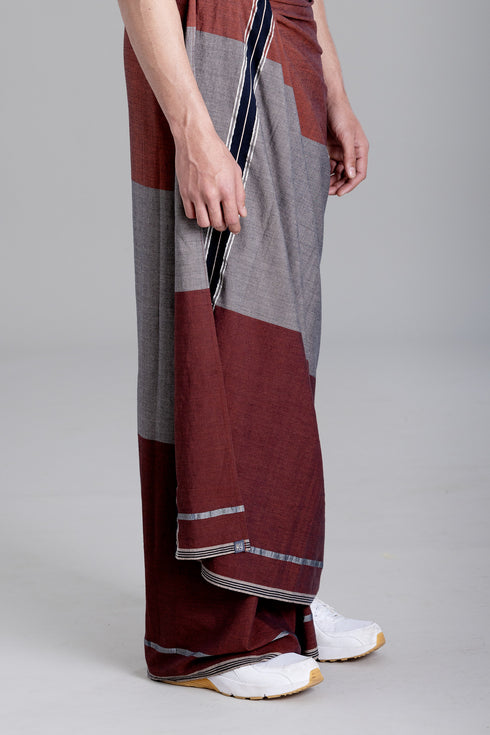 MULLAKKARA Hand Woven Kasavu Mundu